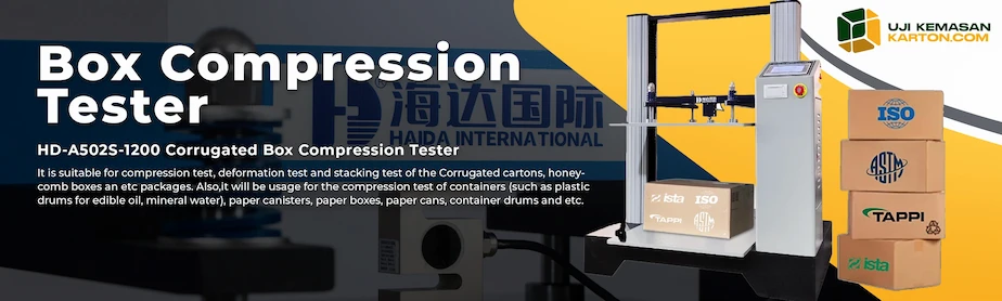 Uji Kemasan Karton Banner 1